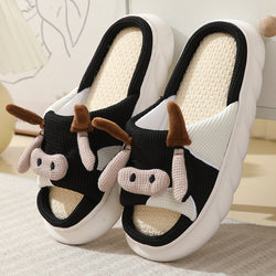 Cute Cow Frog Non-slip Slippers