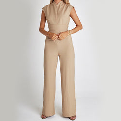 V-neck Jumpsuit Summer Sleeveless