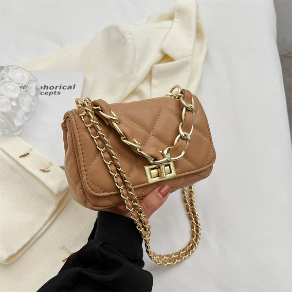 Simple Rhombus Chain Fashion High Sense Small Square Bag