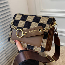 Checkerboard Mini Design Handbag