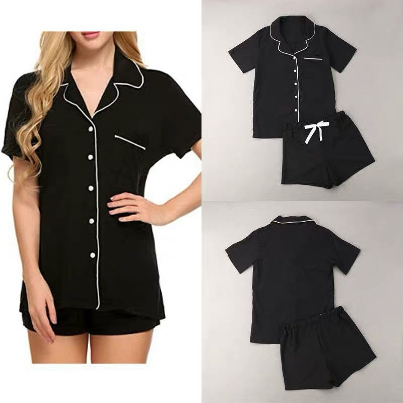 Comfortable And Casual Short-sleeved Suit Two-piece Set