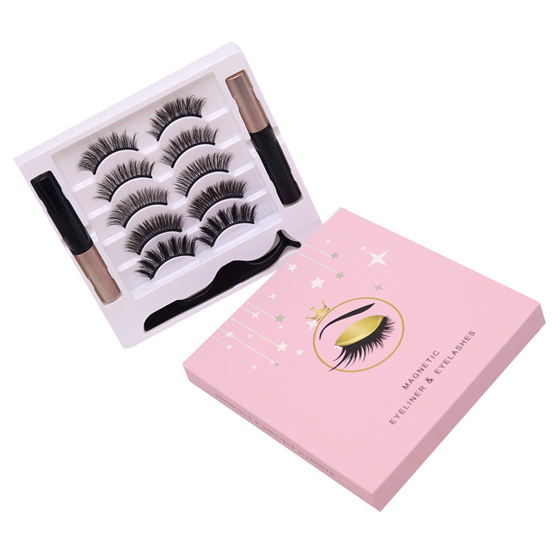 Magnetic Eyelashes Eyeliner Set Long Lasting Waterproof