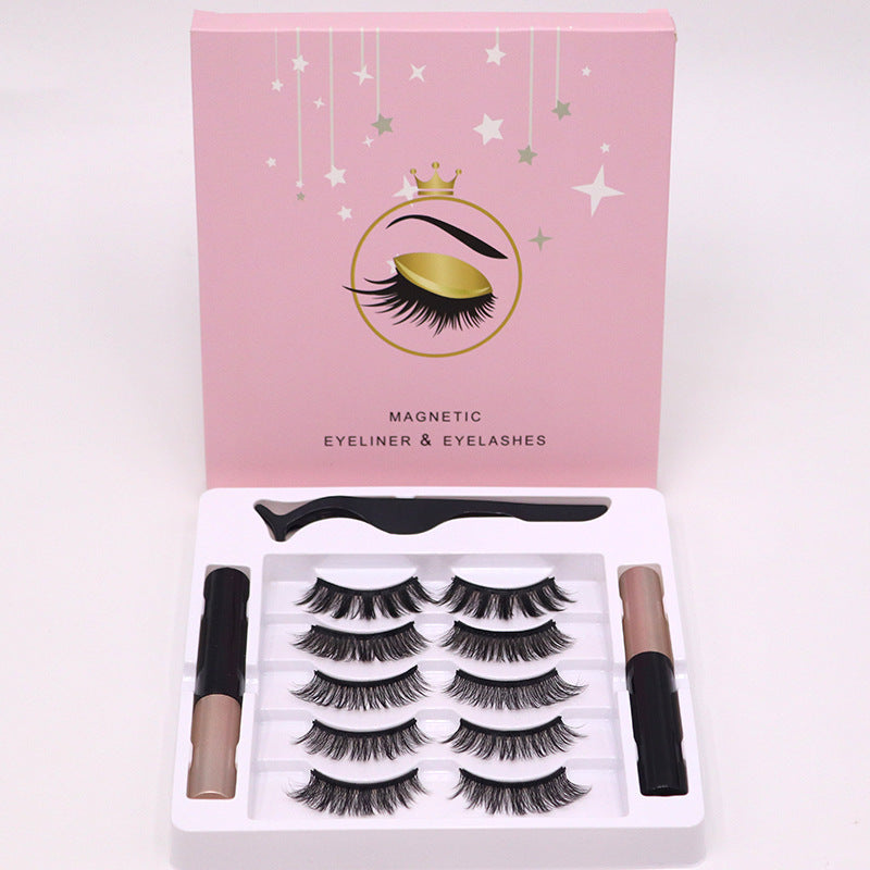 Magnetic Eyelashes Eyeliner Set Long Lasting Waterproof