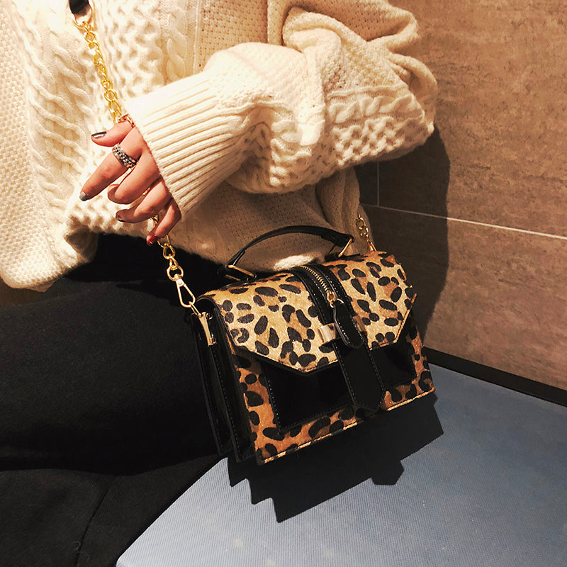 Zatooly Leopard Print Handbag