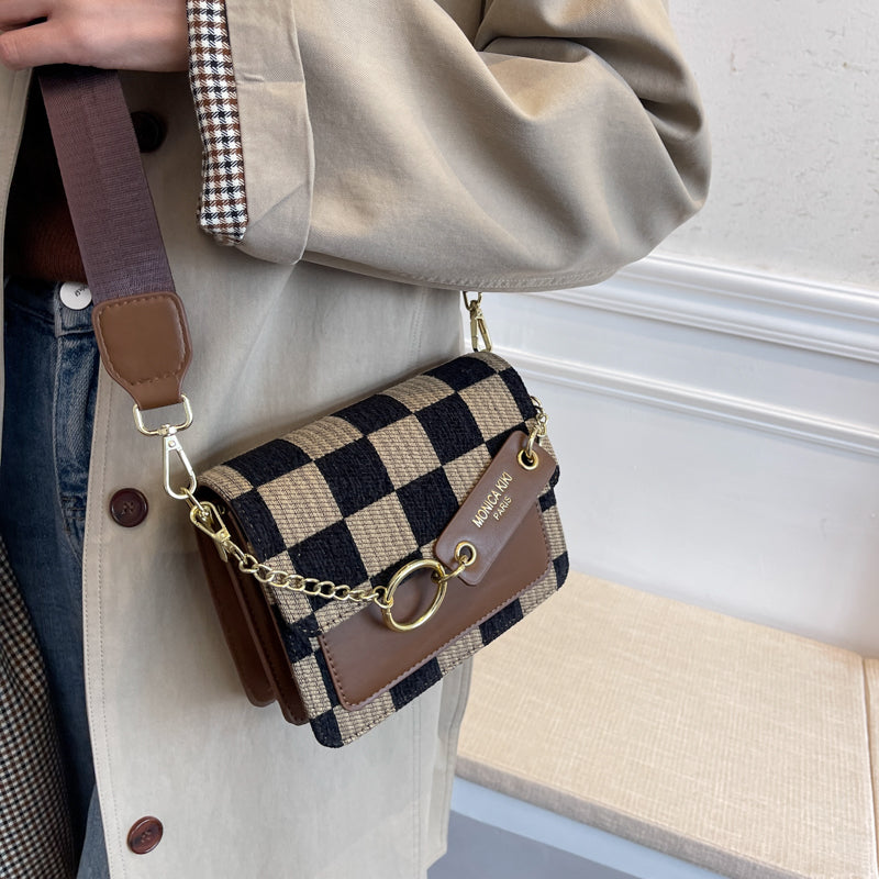 Checkerboard Mini Design Handbag