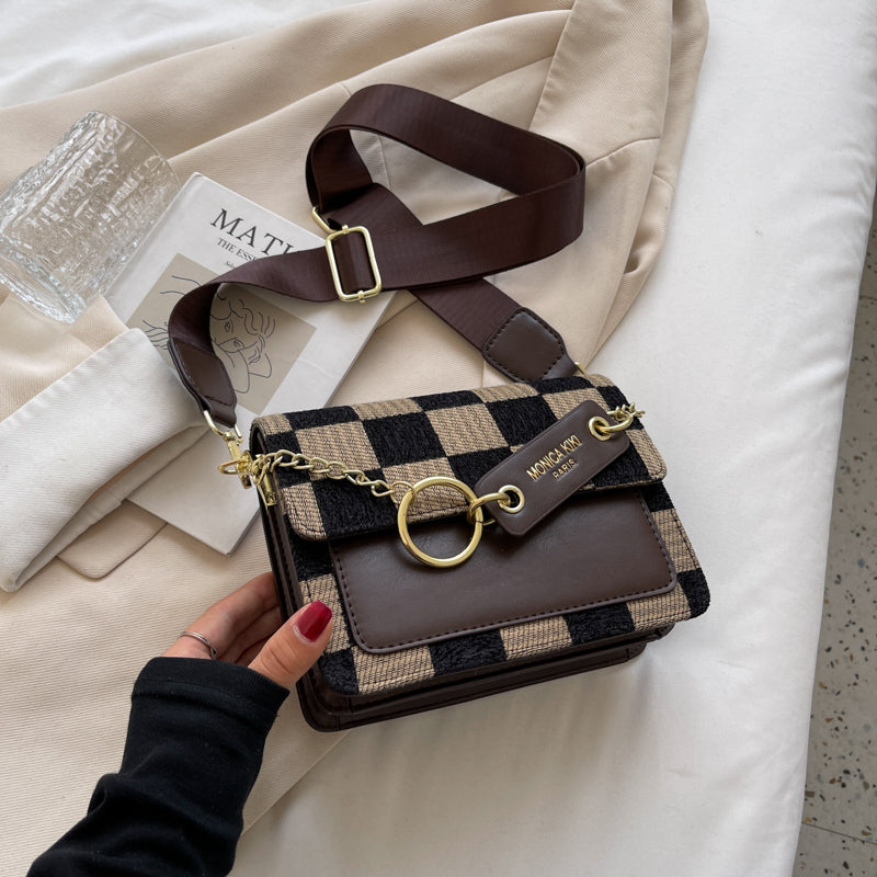 Checkerboard Mini Design Handbag